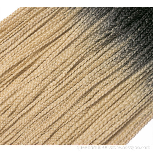 24Inch Medium Box Braids Crochet Hair Crochet Box Braids Small Synthetic Hair Extensions Dreadlocks Synthetic Hair Extension